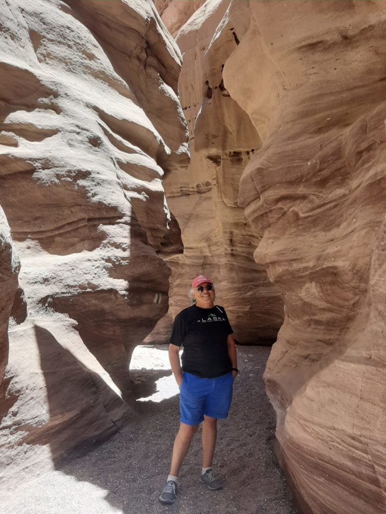 Micah In The Red Canyon near Eilat Israel