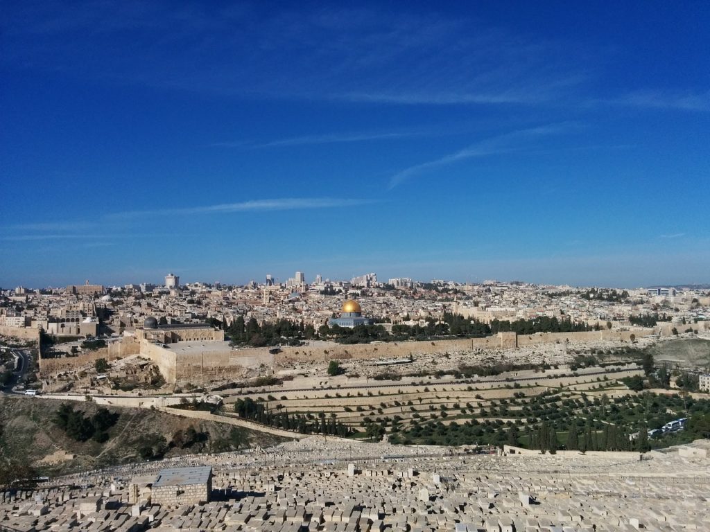 jerusalem, the mount of olives, the esplanade of the temple